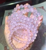 天然石ローズクオーツブレスレット
