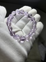天然石ボリビア産アメジストブレスレット、11.5mm、35.1g　￥14.880円