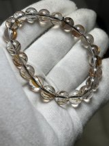 天然石黑金スーパーセブンブレスレット，9.8mm，26.3g　￥8.880円