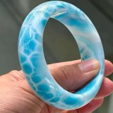 天然石ラリマーバングル