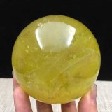 天然石シトリン丸珠