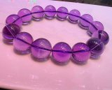 天然石アメジストブレスレット
