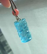 天然石アクアマリンpendant
