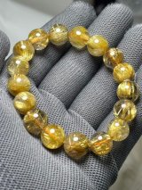 天然石ルチルクオーツブレスレット