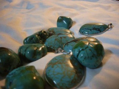 画像1: ターコイズチベット産・緑松石