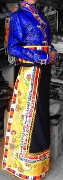 画像1: チベット女性用正装服 (1)