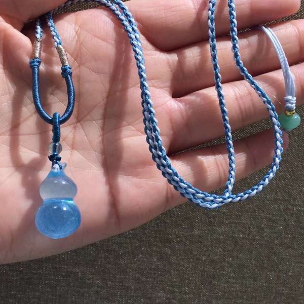 画像1: 天然石aquamarine　pendant (1)