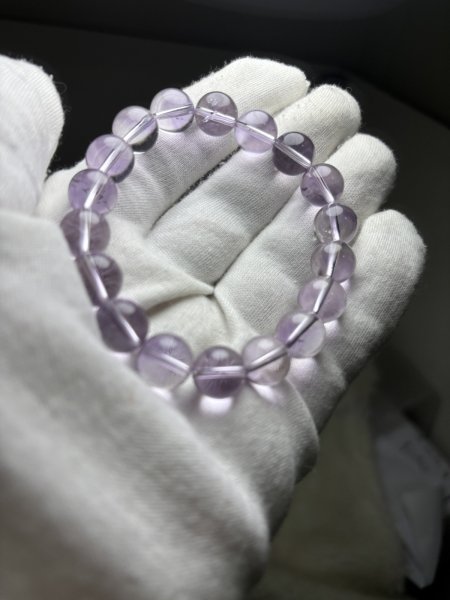 画像1: 天然石ボリビア産アメジストブレスレット、11.5mm、35.1g　￥14.880円 (1)