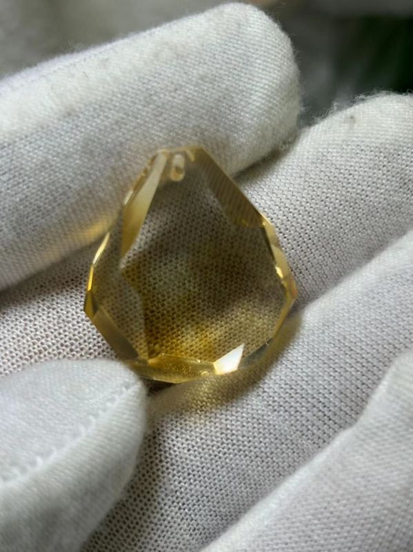 天然石シトリン原石pendant