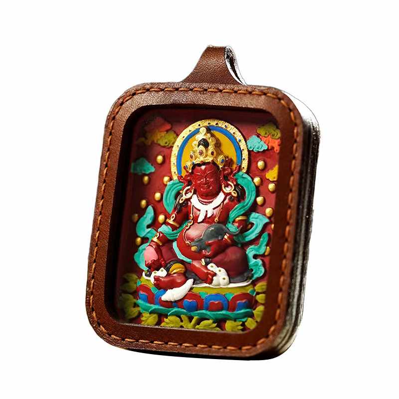 彩色　財神　pendant