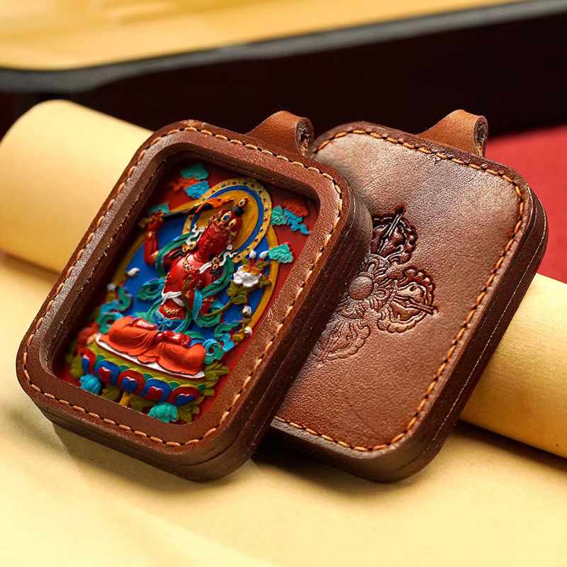彩色　文殊菩薩　pendant