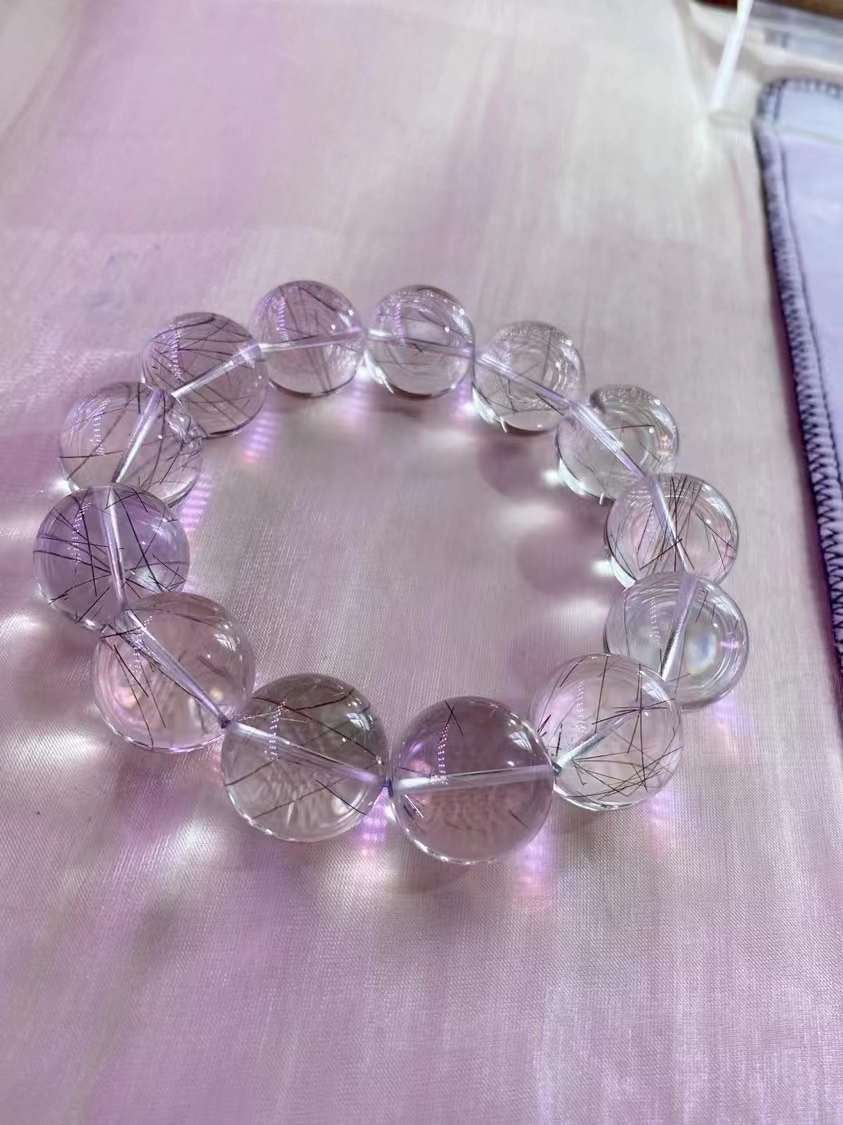 針白水晶ブレスレット