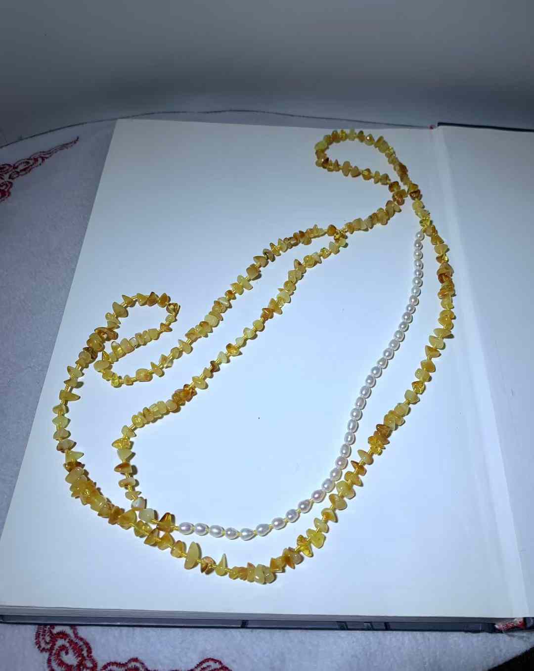 天然琥珀necklace