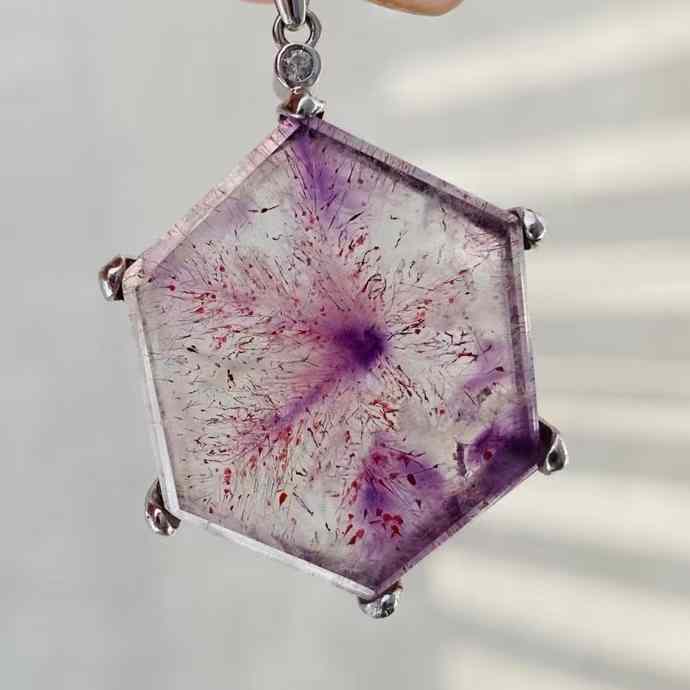 天然石アメジストpendant