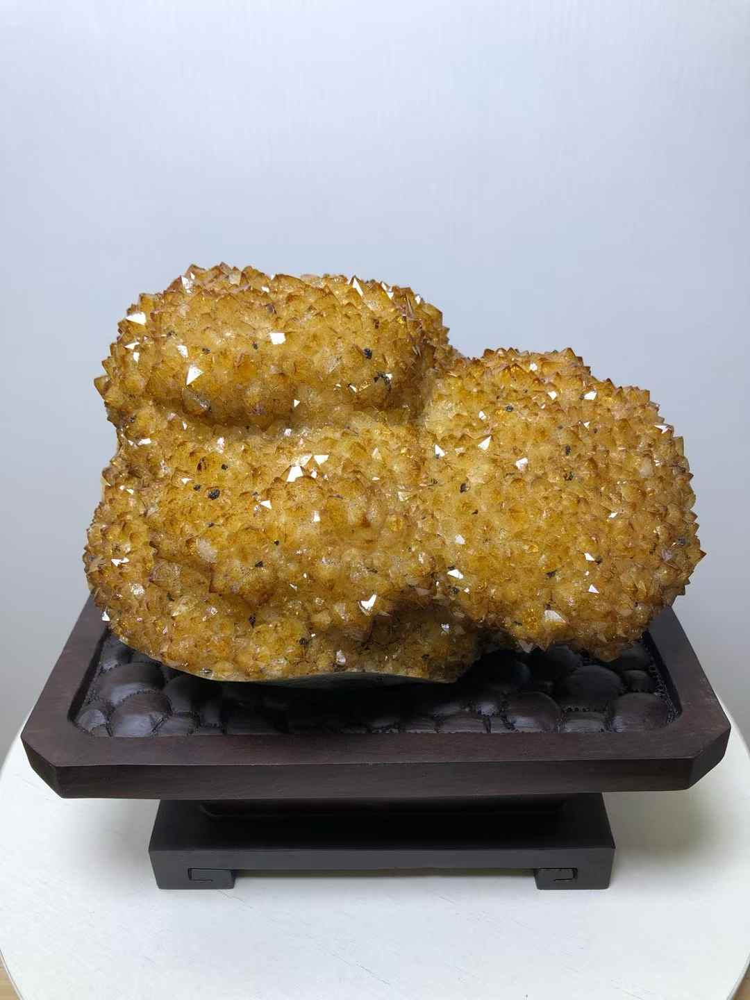 天然石黄色水晶原石