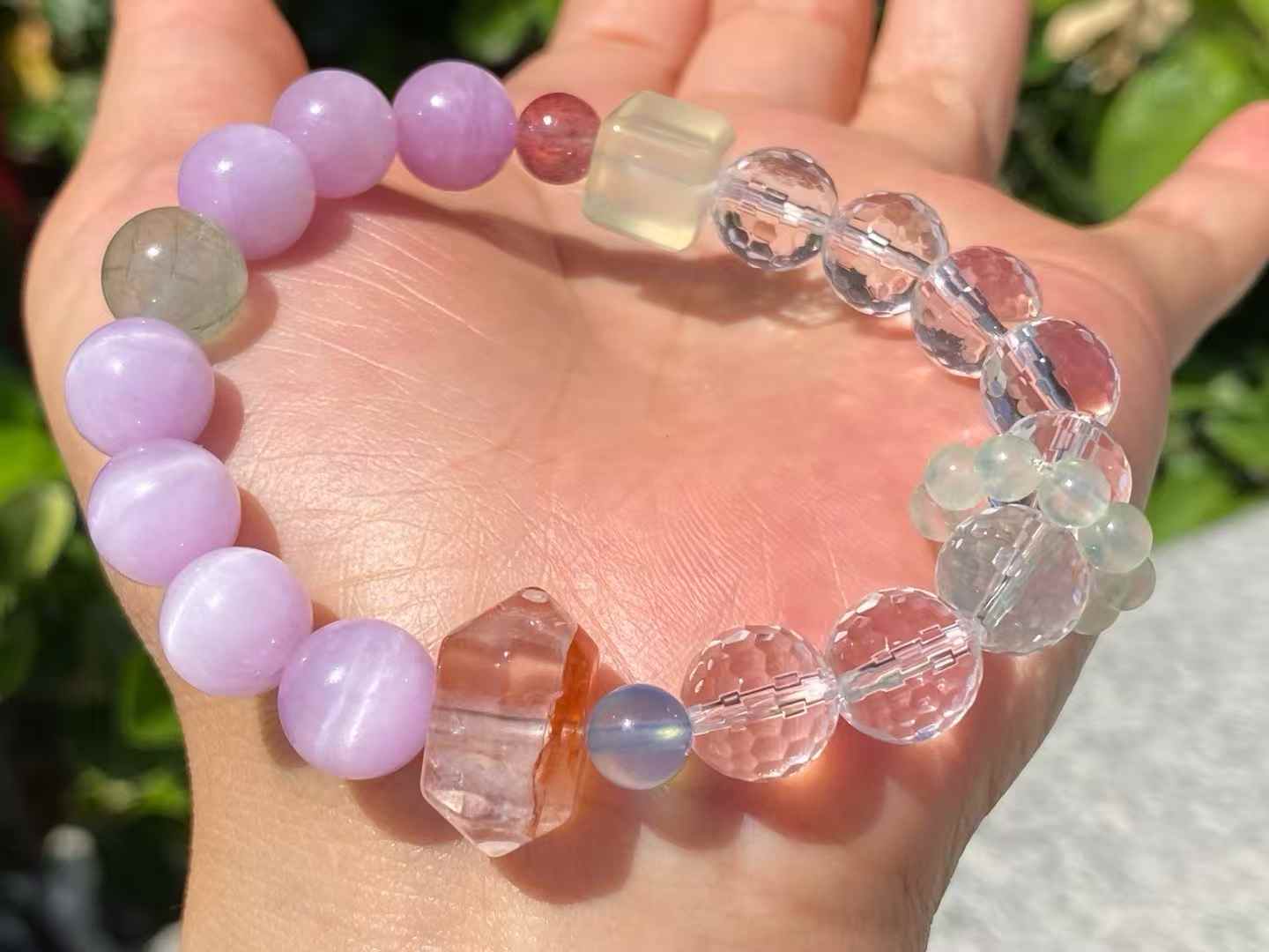 天然石水晶bracelet  