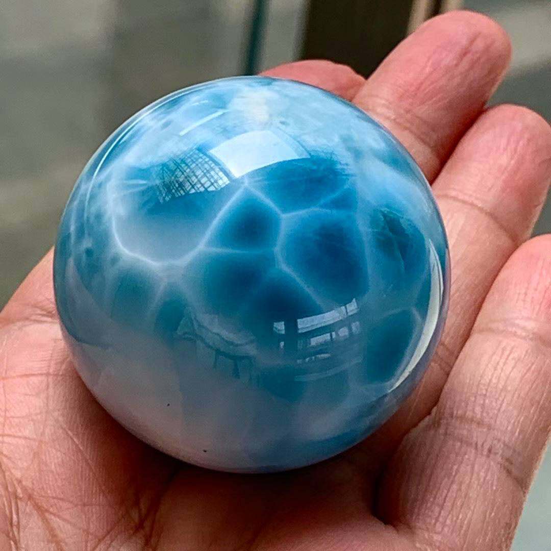 天然石ラリマー珠