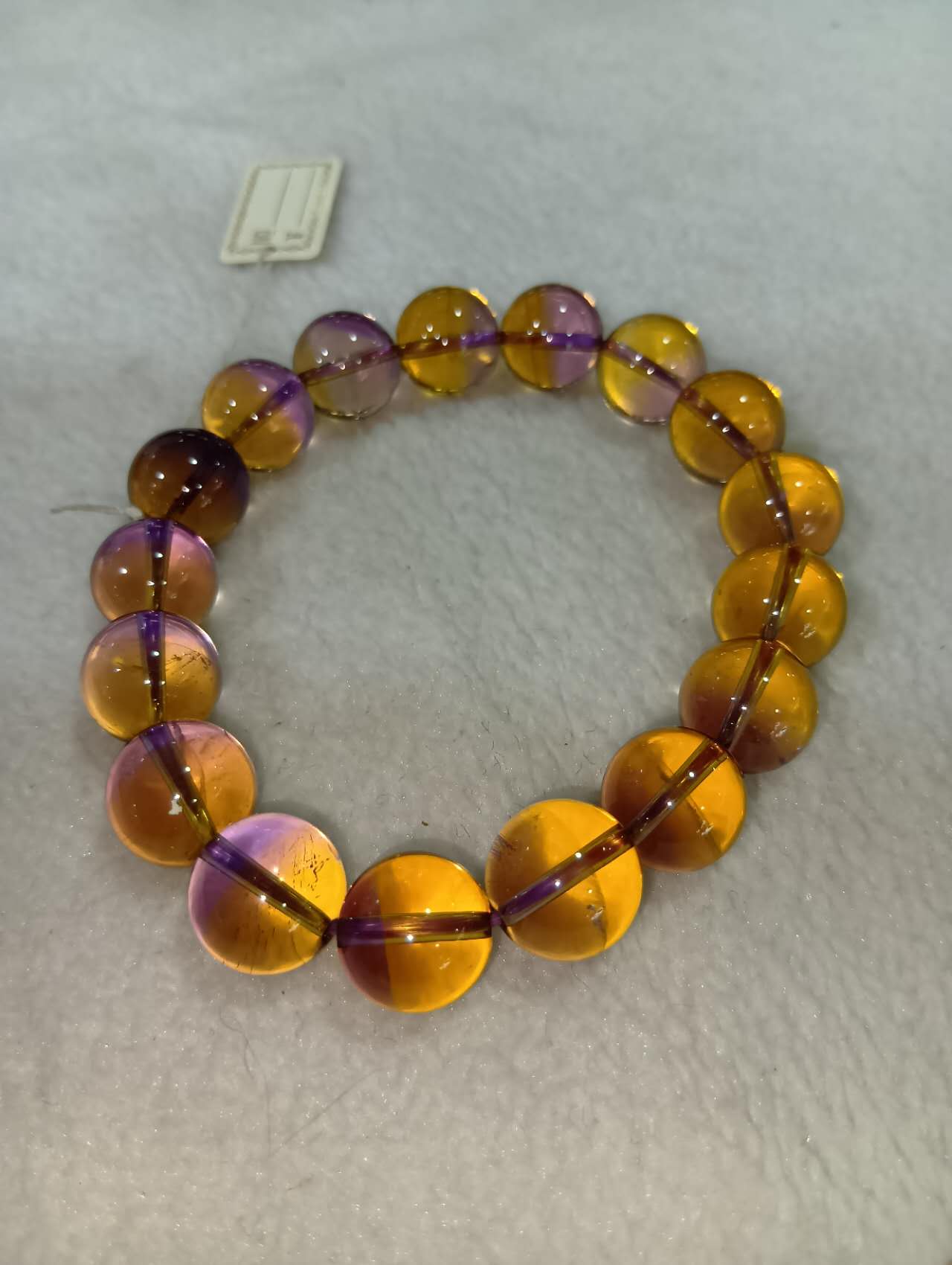 天然石アメトリンブレスレット