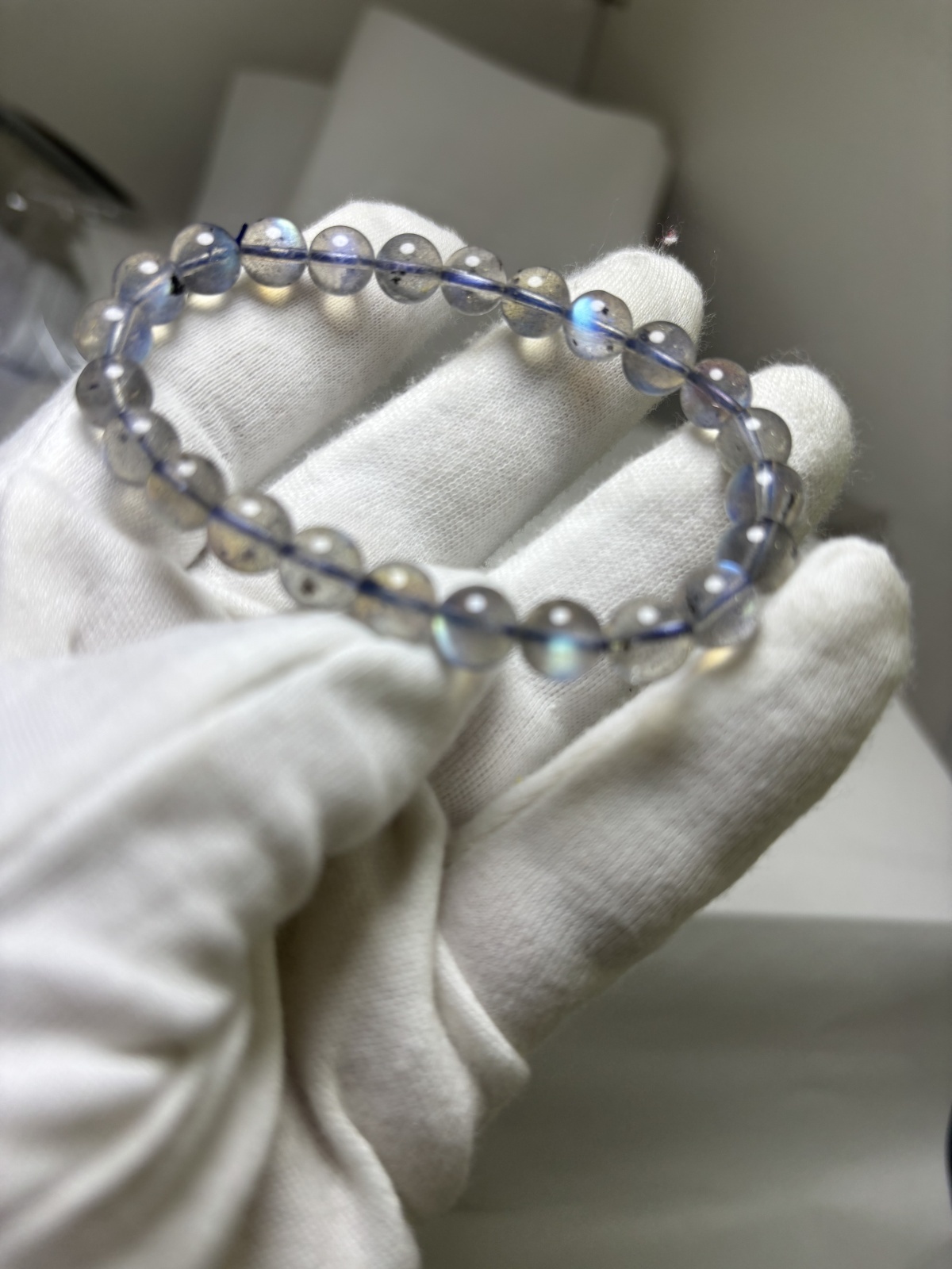 天然石ラブラドライトブレスレット