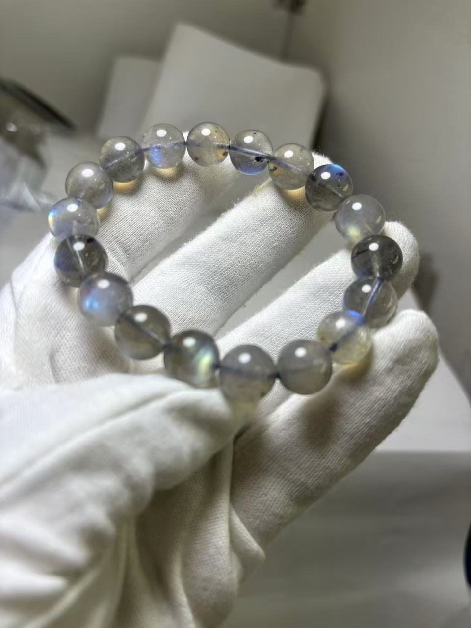 天然石ラブラドライトブレスレット