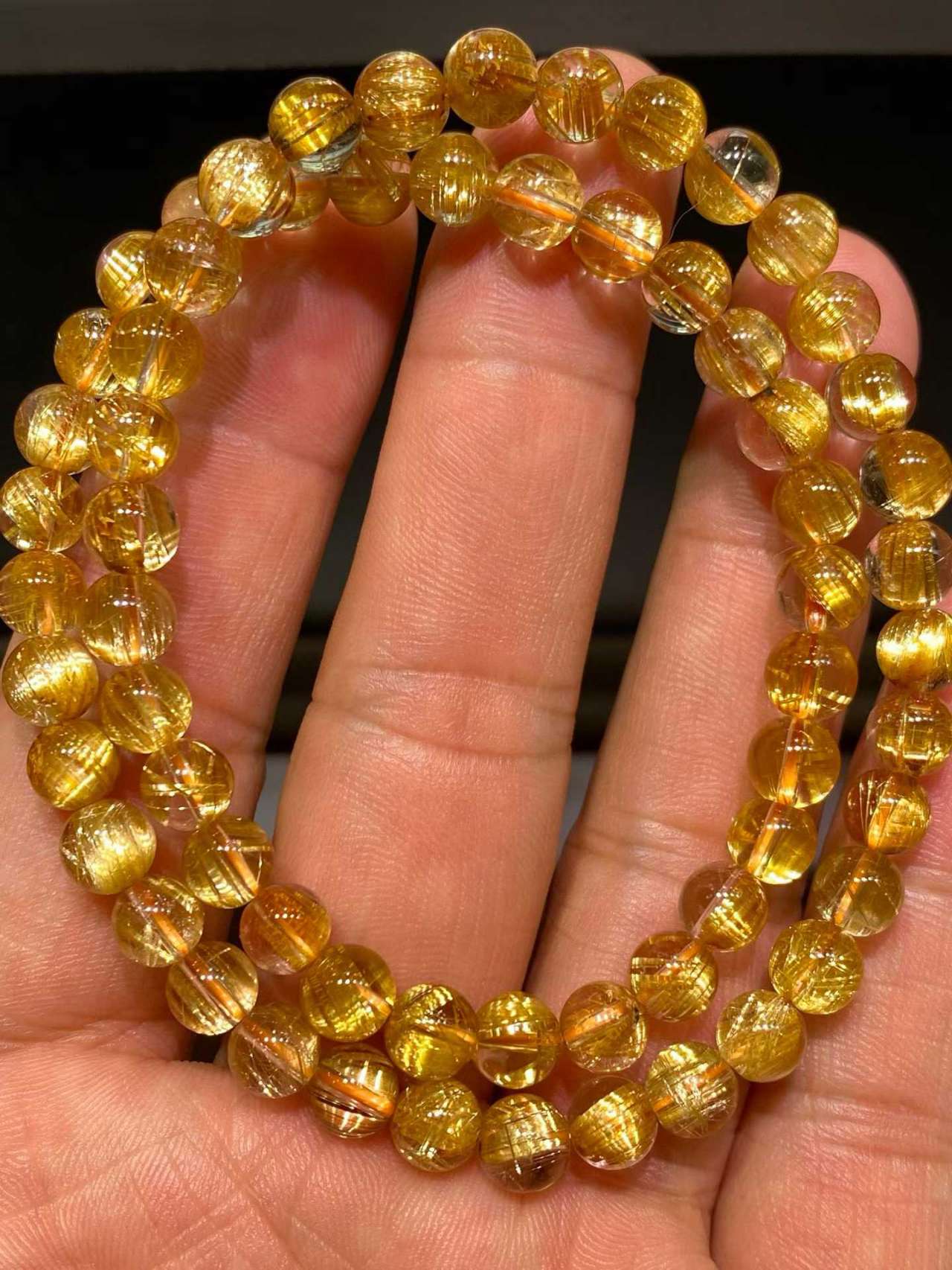 ルチルクオーツブレスレット